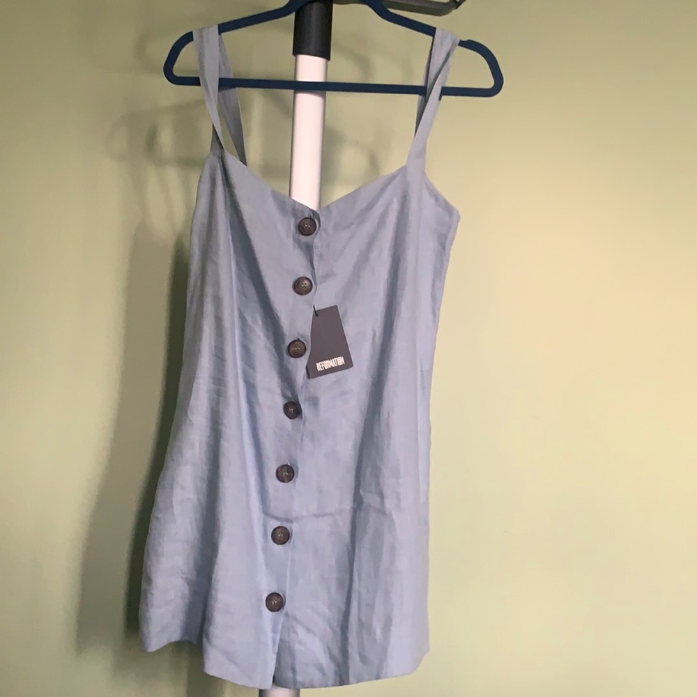 Summer buttoned dress: Reformation